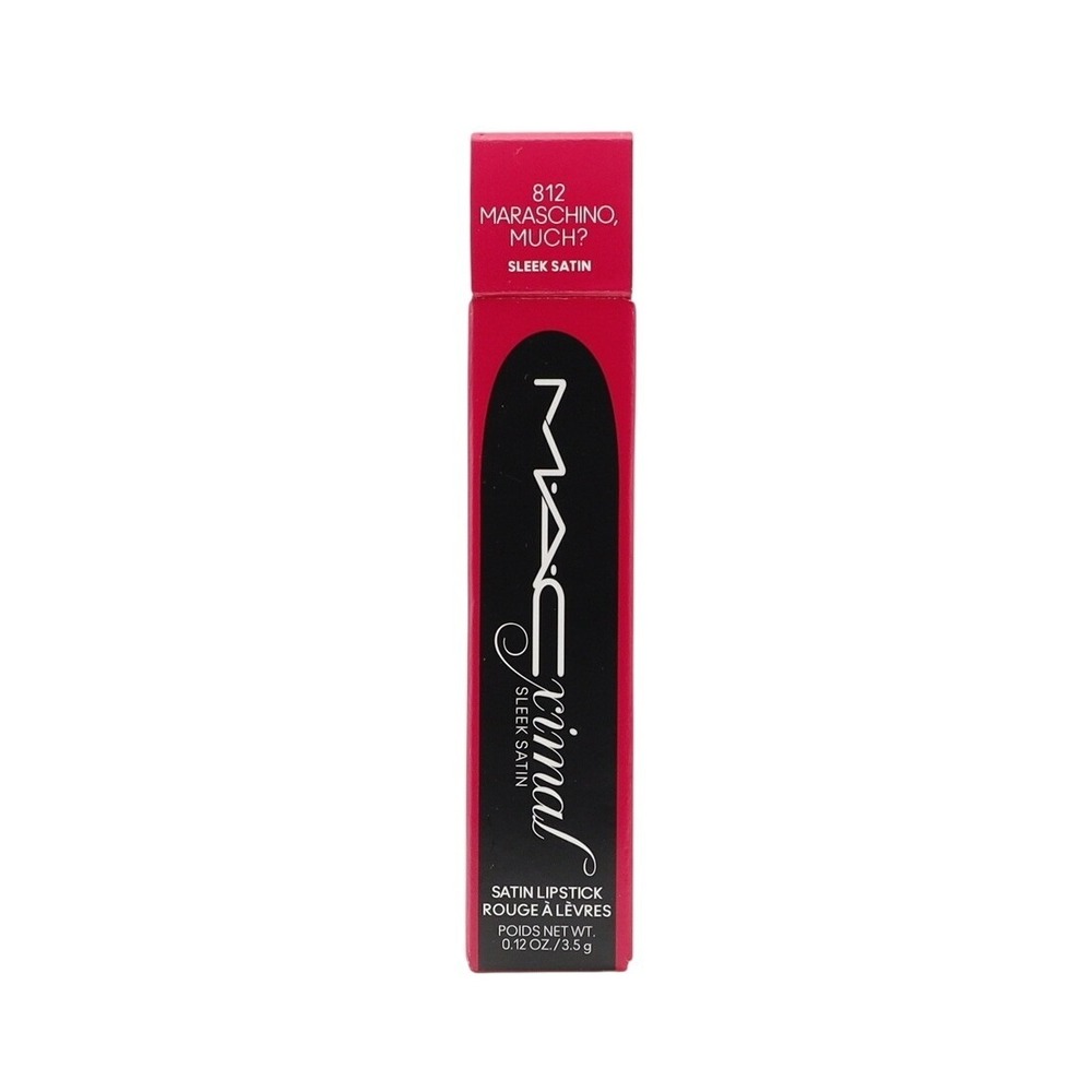 MAC - Macximal Sleek Satin Lipstick - 812 Maraschino, Much? - 0.12 oz / 3.5 g